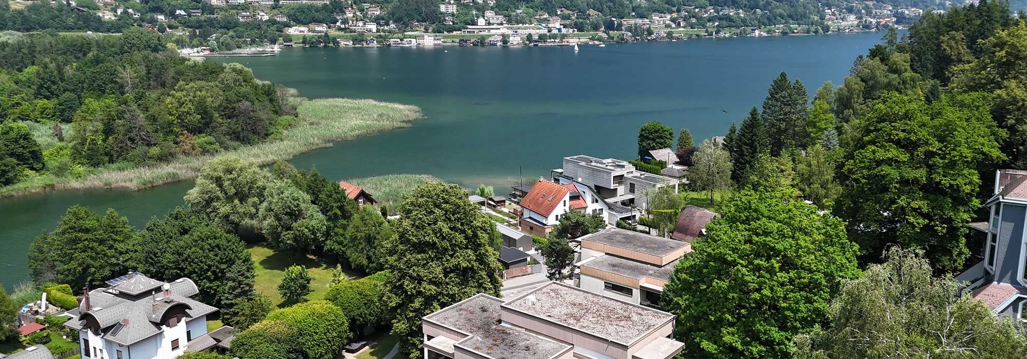 Sehr schöne 92 m2 4-Zimmerwohnung mit zwei Veranden am Ossiacher See mit eigenem Seezugang und Tiefgarage zu verkaufen